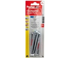 Fischer DuoXpand kaištis su varžtu 10x80 FUS, 4 vnt.