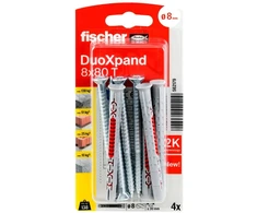 Fischer DuoXpand kaištis su varžtu 8x80 T, 4 vnt.