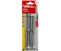 Fischer Kaištis su varžtu SXRL 10 x 80 T 4 vnt.