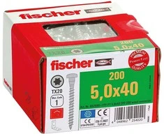 Fischer medsraigtis kampuočiui FPF-PT ZPF 5.0x40, 200 vnt.