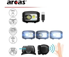 Galvos žibintas Arcas SENSOR, 300 °K