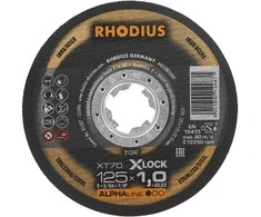 Rhodius Met.pj. diskas XT70 125x1,0x22,23 X-LOCK