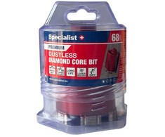 Grąžtas SPECIALIST+ deimantinė gręžimo karūna PREMIUM, 68 mm