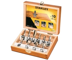 Grąžtas Stanley Frezų rinkinys TCT 10 PCE SET 8mm