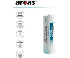 Įkraunamas elementas Li-ion 18650 3.7V B1 2500 mAh, ARCAS, 1 vnt.