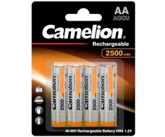Įkraunami elementai, NH-AA2500BP4, CAMELION, 4 vnt.