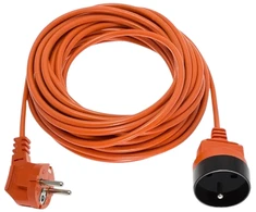 Ilgintuvas 10 m, 3 x 1 mm², 10 A, oranžinis, PVC, OMY, su įžeminimu, DREL