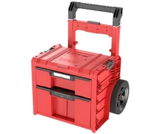 Įrankių dėžė su ratukais PRO 2.0 PLUS, 2 stalčiai, QBRICK