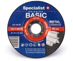 Irwin SPECIALIST+ šlif. diskas BASIC, 125x6x22 mm