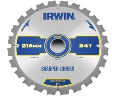 Stanley Pjovimo diskas medienai Irwin; 216x2x30,0 mm; Z24