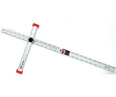 Reguliuojama T formos liniuotė 120 cm / 35 cm, KAPRO