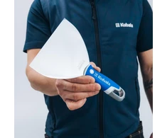 Kubala Nerūd. plieno glaistyklė su rankenoje įmontuota sukimo galvute 150 mm. Master Line