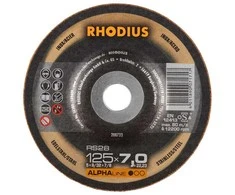 Met. šlif. diskas „RHODIUS" 125x7x22,2 mm