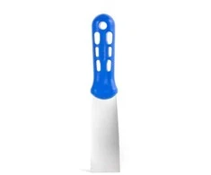 Nerūdijančio plieno glaistyklė su plastikine rankena 80 mm. KUBALA