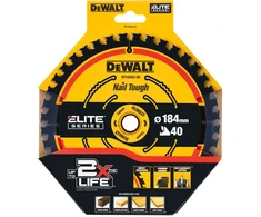 Pjov. diskas medienai DeWalt ELITE CSB 184x16mm 40T
