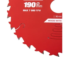 Medžio pjovimo diskas SPECIALIST+ Premium Demolition, 190 x 1,6 x 30 mm, 24 dantų, 18°, TCT