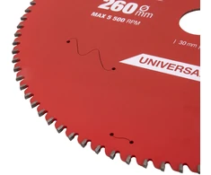 Pjovimo diskas Specialist+ LMM2608430-T; 260x30x1,6 mm; Z84; 0°