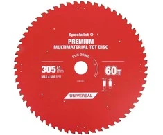 Pjovimo diskas 305x60Tx30mm, Multimaterial PREMIUM, SPECIALIST+