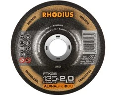 Pjovimo diskas FTK26 125x2,0 mm. RHODIUS