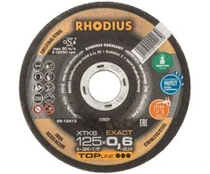 Pjovimo diskas XTK6, 125x0,6x22,23 mm, RHODIUS