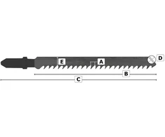 Prailginti siaurapjūklio pjūkleliai 230 mm. MPS, 2 vnt.