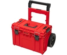 Q-Brick QBRICK PRIME įrankių dėžė su ratukais Raudonas