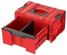 Q-Brick QBRICK PRO įrankių dėžė su stalčiu 2.0 EXPERT Raudonas