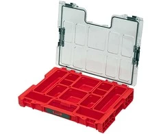 Q-Brick QBRICK PRO smulkmenų dėtuvė 200 Raudonas