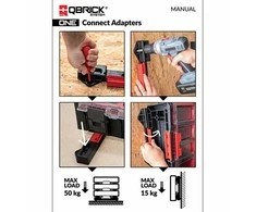 Q-Brick QBRICK SYSTEM ONE jungiamieji adapteriai