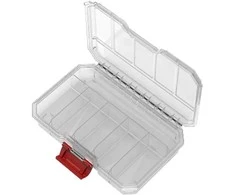 Q-Brick Vidutinio dydžio smulkmenų dėtuvė, skaidri, QBRICK