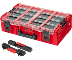 QBRICK ONE smulkmenų dėtuvė 2XL 2.0 Raudonas + adapteris (2 vnt.)