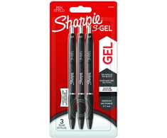 Rašiklis „Sharpie S-GEL", juodas, blist., 3 vnt.