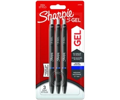 Rašiklis „Sharpie S-GEL", mėlynas, blist., 3 vnt.