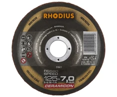 Rhodius Metalo šlif. diskas SPEED 125x7x22,23 mm