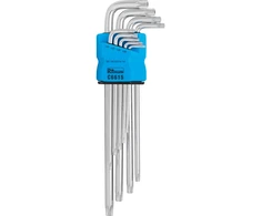 RICHMANN Ilgi šešiakampiai raktai TORX T10-T50, 9 vnt.