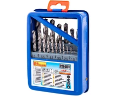 RICHMANN Metalo grąžtų rinkinys 1-10 mm 19 vnt