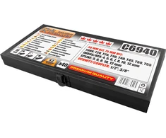 RICHMANN Plieniniai raktai HEX - TORX 40 vnt., S2