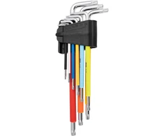RICHMANN Šešiakampiai raktai TORX T10 - T50 9 vnt.