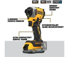 Smūginis suktuvas DeWALT DCF850E2T; 18V 2x1,7Ah
