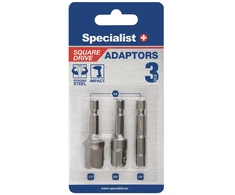 SPECIALIST+ adapteriai 1/2", 1/4" ir 3/8"