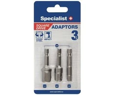 SPECIALIST+ adapteriai 1/2", 1/4" ir 3/8"