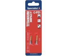 SPECIALIST+ antgalis TITANIUM PZ1, 25 mm, 2 vnt.