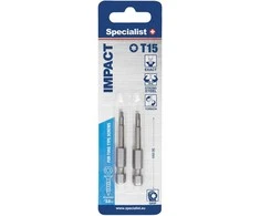 SPECIALIST+ antgalis TORX GRIP T15, 50mm, 2 vnt.