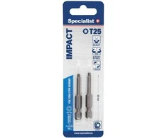 SPECIALIST+ antgalis TORX GRIP T25, 50mm, 2 vnt.