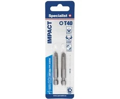 SPECIALIST+ antgalis TORX GRIP T40, 50mm, 2 vnt.