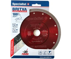 SPECIALIST+ deim. diskas BRITVA, 180x1,8x25,4 mm