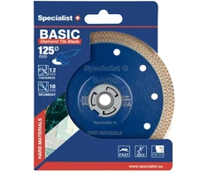 SPECIALIST+ deim. diskas BRITVA, Basic 125x1,2x22 mm