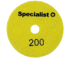 SPECIALIST+ deimant. Šlifavimo lap., 100 mm, 200P
