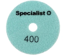 SPECIALIST+ deimant. Šlifavimo lap., 100 mm, 400P