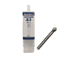 Grąžtas SPECIALIST+ gilintuvas metalui HSS, 6.3 mm
